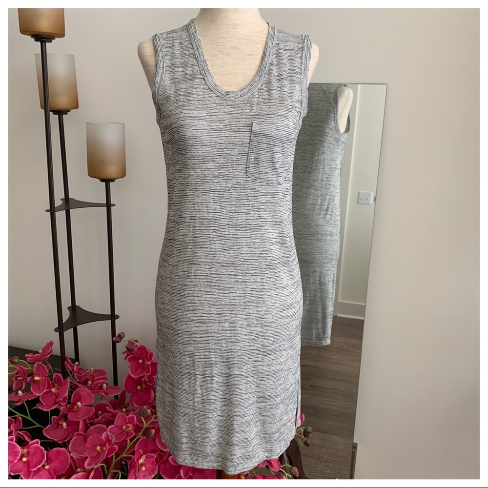 J.Crew Factory Striped Modal Pocket Dress